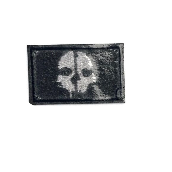 Ghost Skull Recon Biker Small Embroidered Patch - Picture 4 of 4